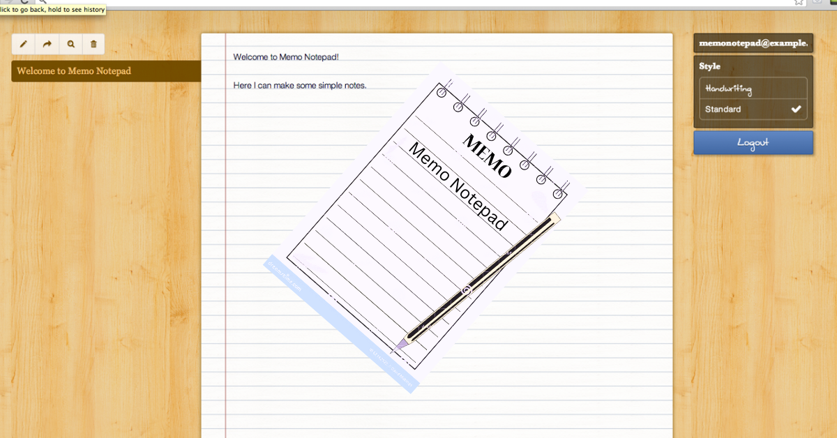 Memo Notepad