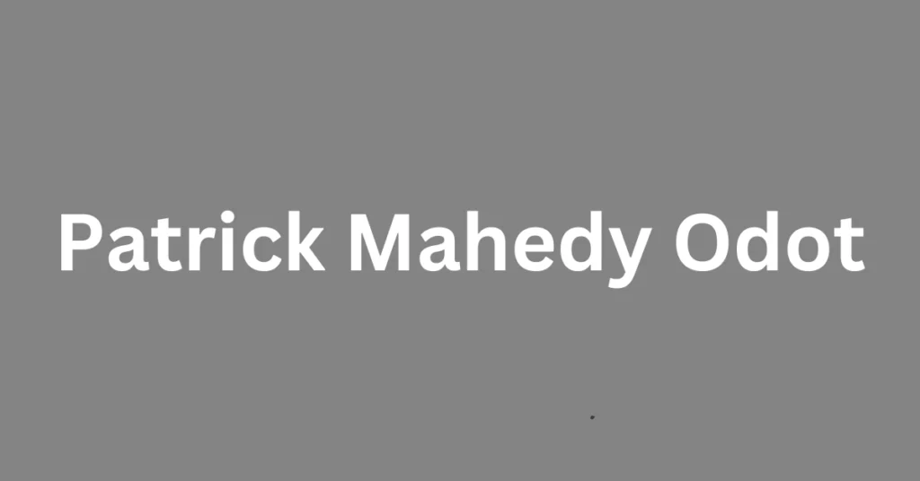 Patrick Mahedy ODOT